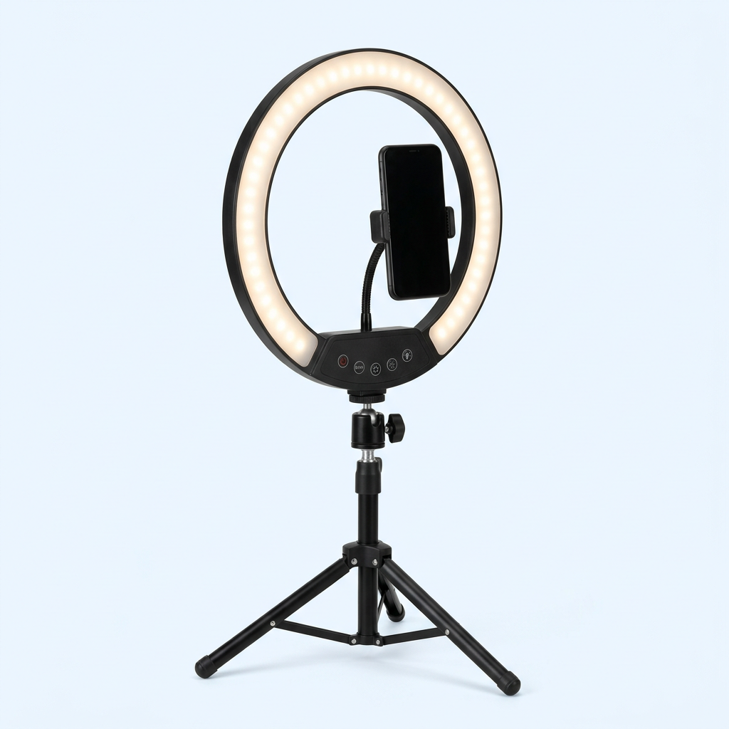 Ring light 26 cm con trípode